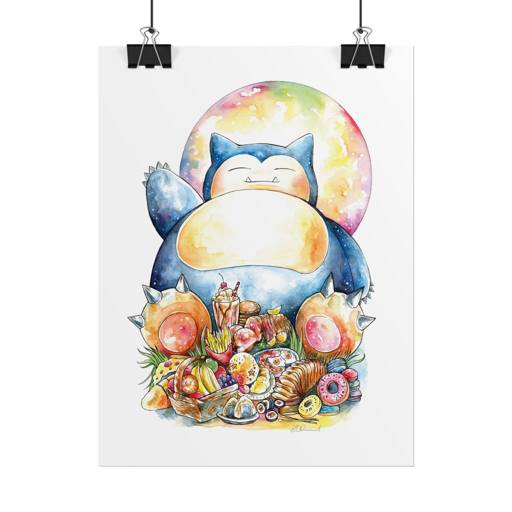 We Love Food Poster Print