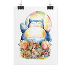 We Love Food Poster Print