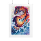 Serpent of the Waves Poster Print