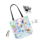 Tote Bag, 5-Color Straps - Family Fox Gathering