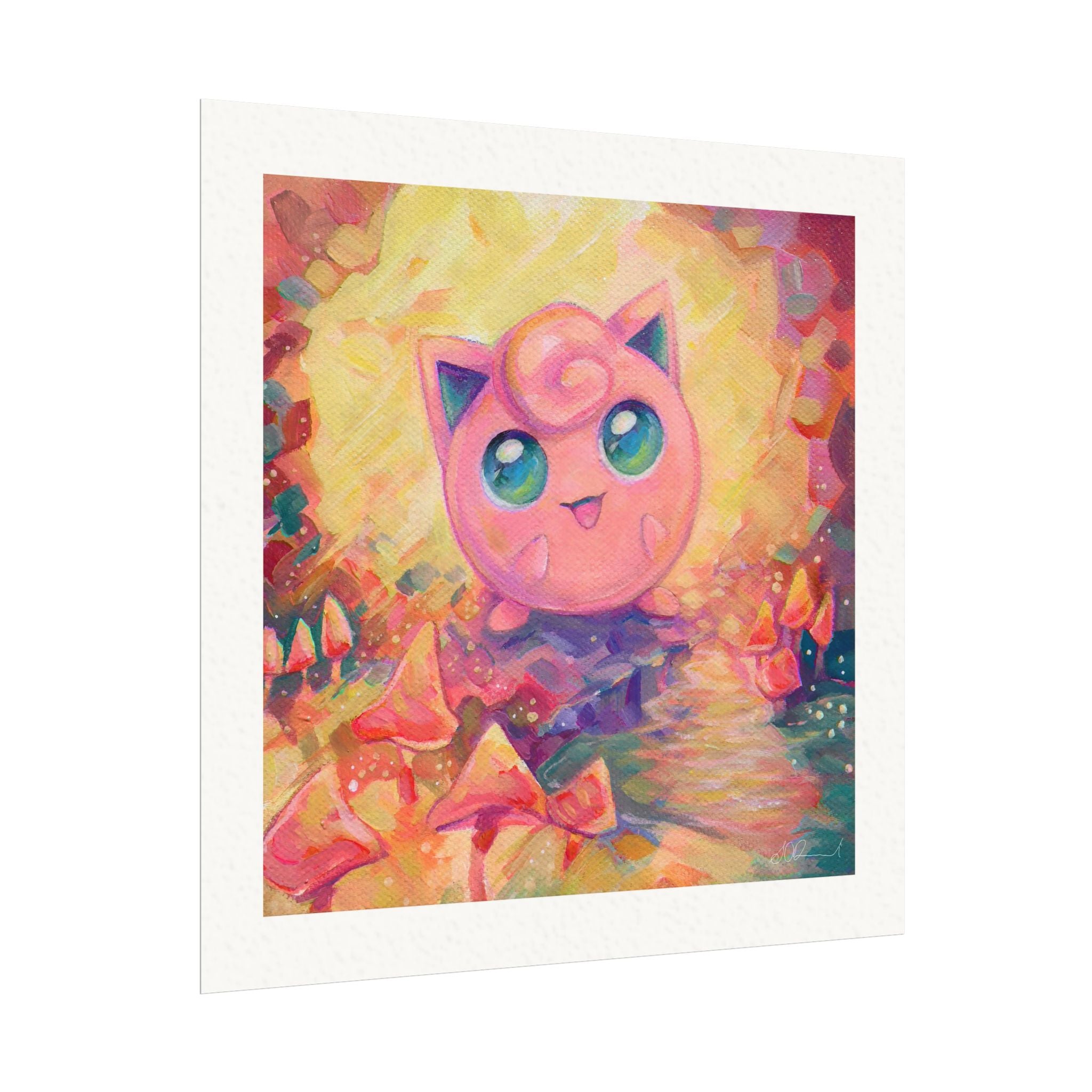 151 #039 8x8" Textured Matte Watercolour Print