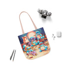 Tote Bag, 5-Color Straps - Pizza Party