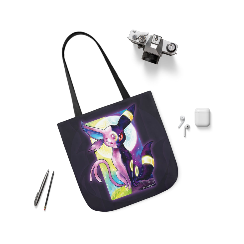 Tote Bag, 5-Color Straps - Sun vs Moon