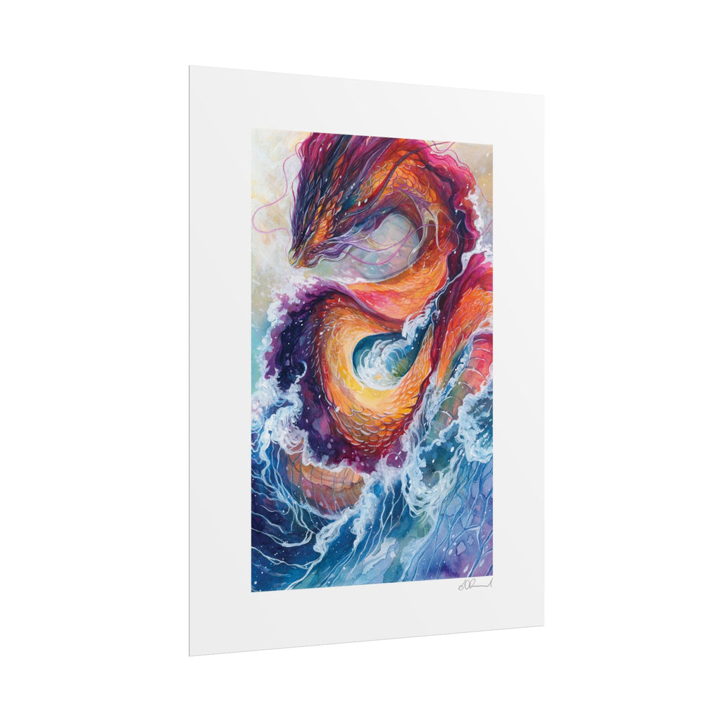 Serpent of the Waves Poster Print