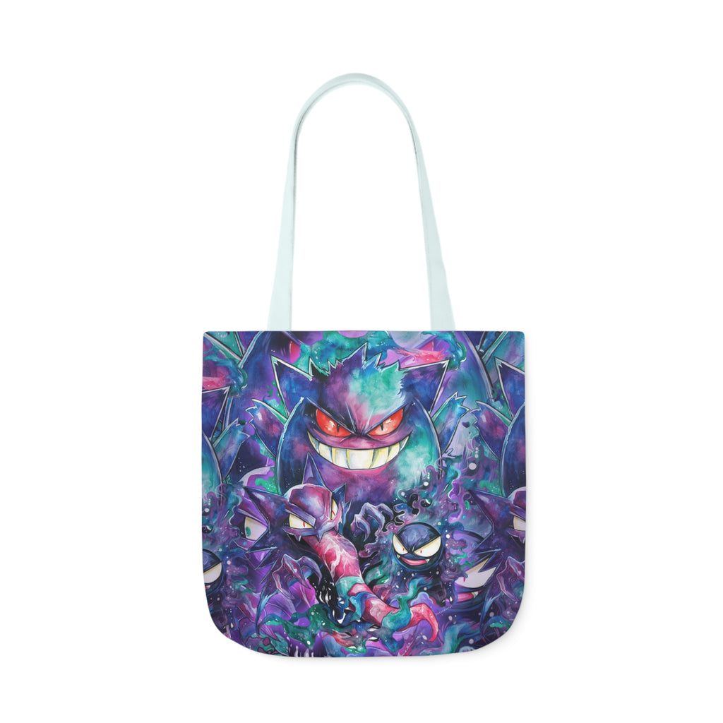 Canvas Tote Bag, 5-Color Straps - Ghostly Family