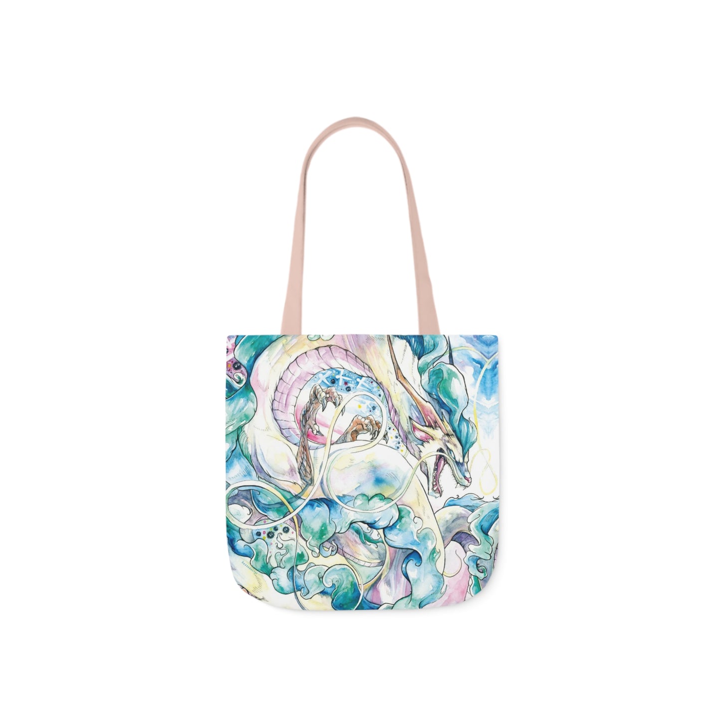 Tote Bag, 5-Color Straps - Sky Dragon