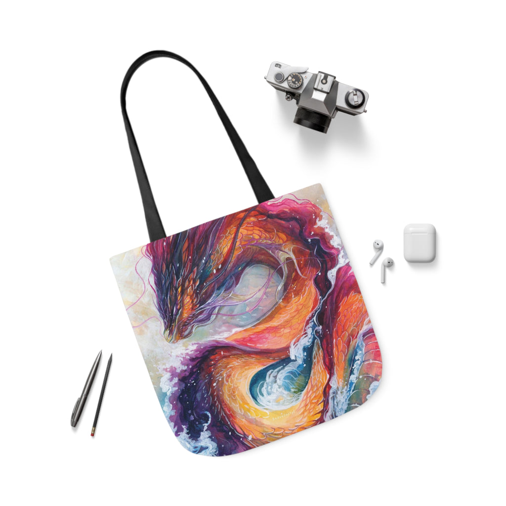 Tote Bag, 5-Color Straps - Serpent of the Lake