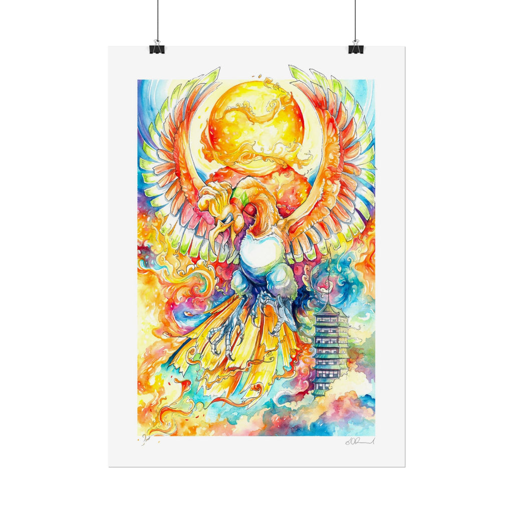 Fire Bird Poster Print