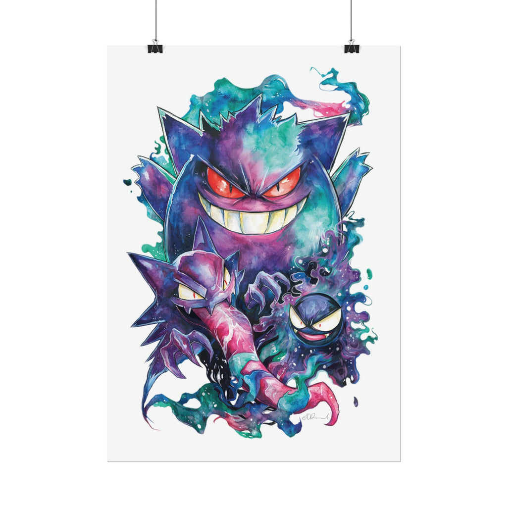 Ghostly Family Poster Print