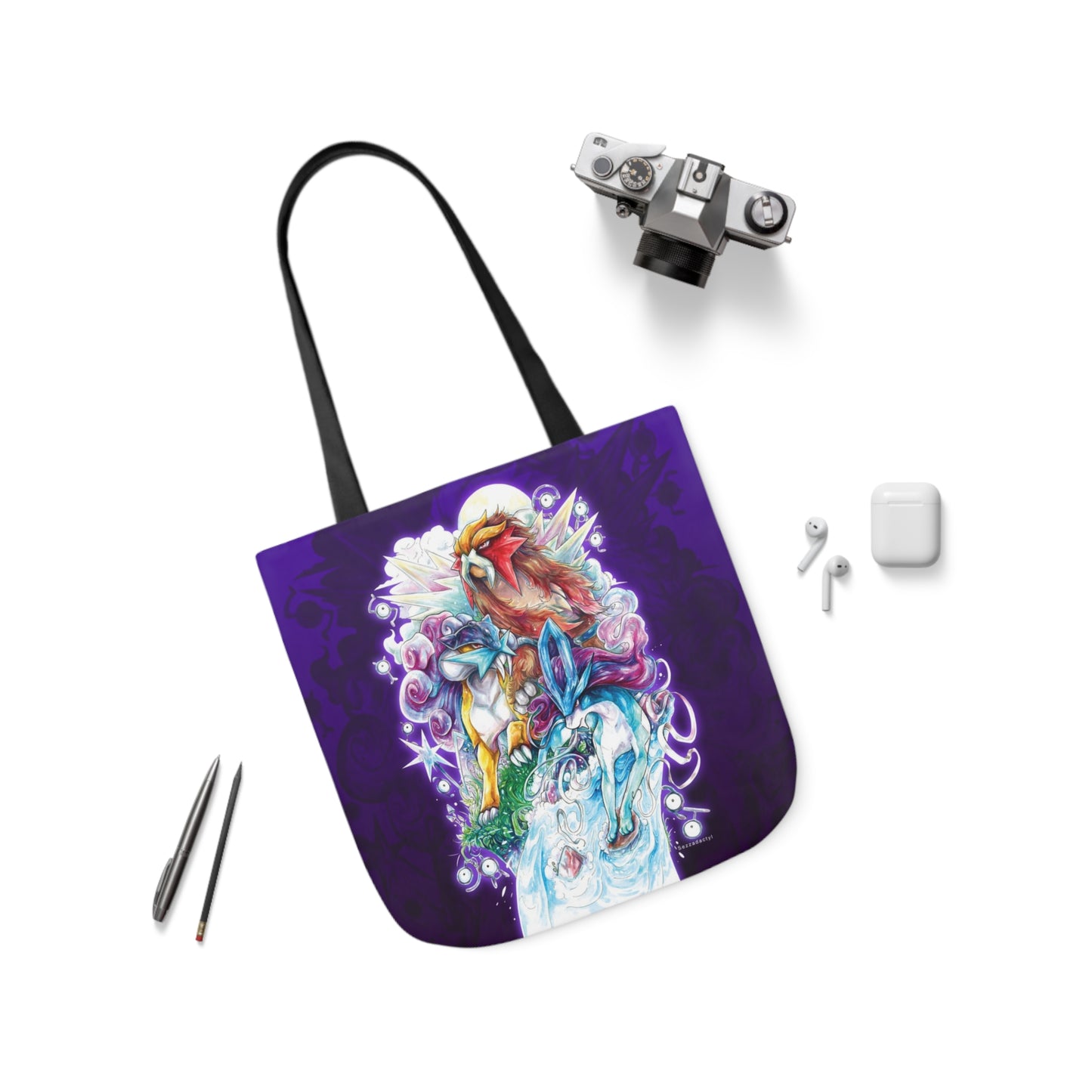 Tote Bag, 5-Color Straps - Legendary Beasts