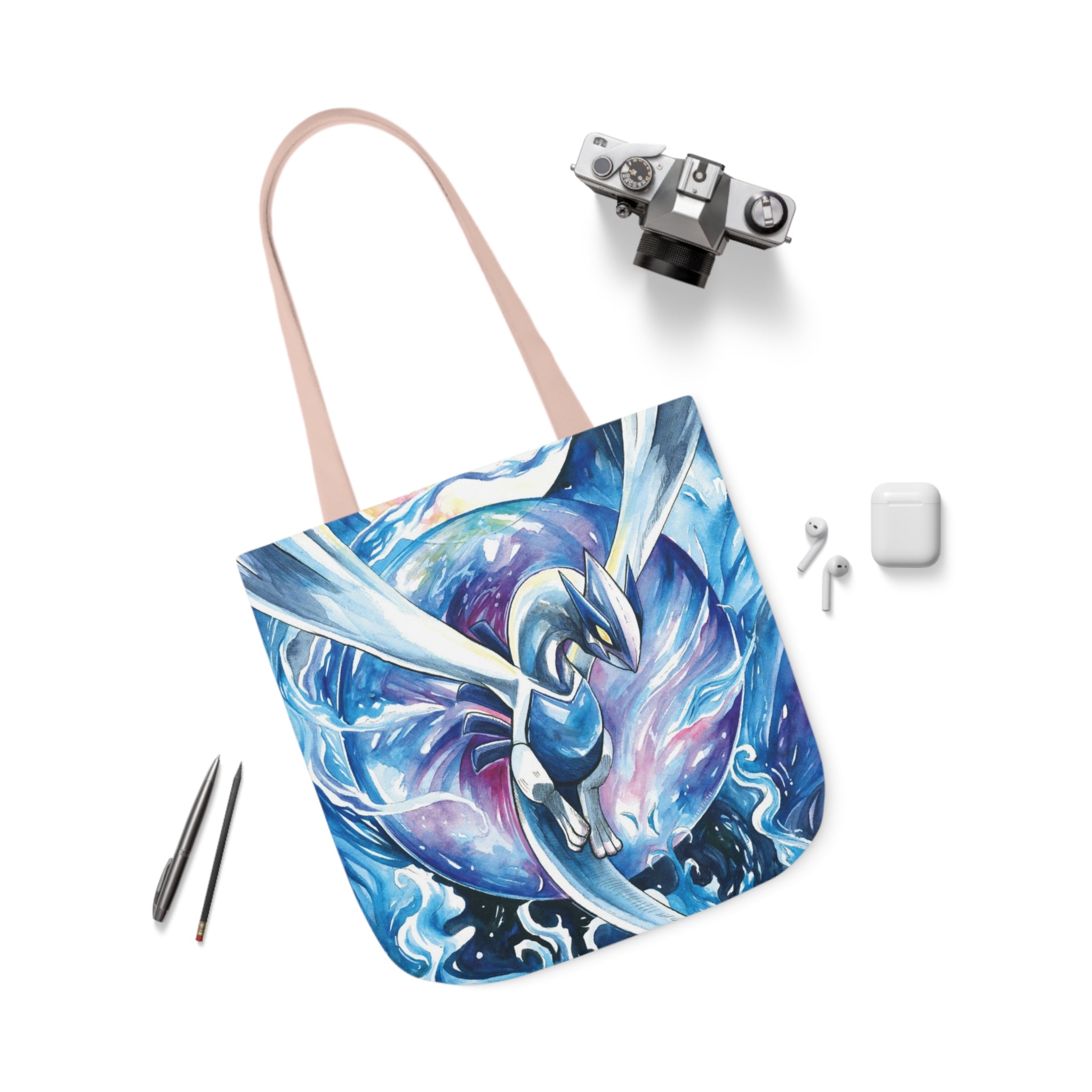 Tote Bag, 5-Color Straps - Water Bird