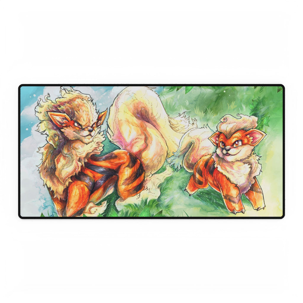 Desk Mat - Fire Dogs