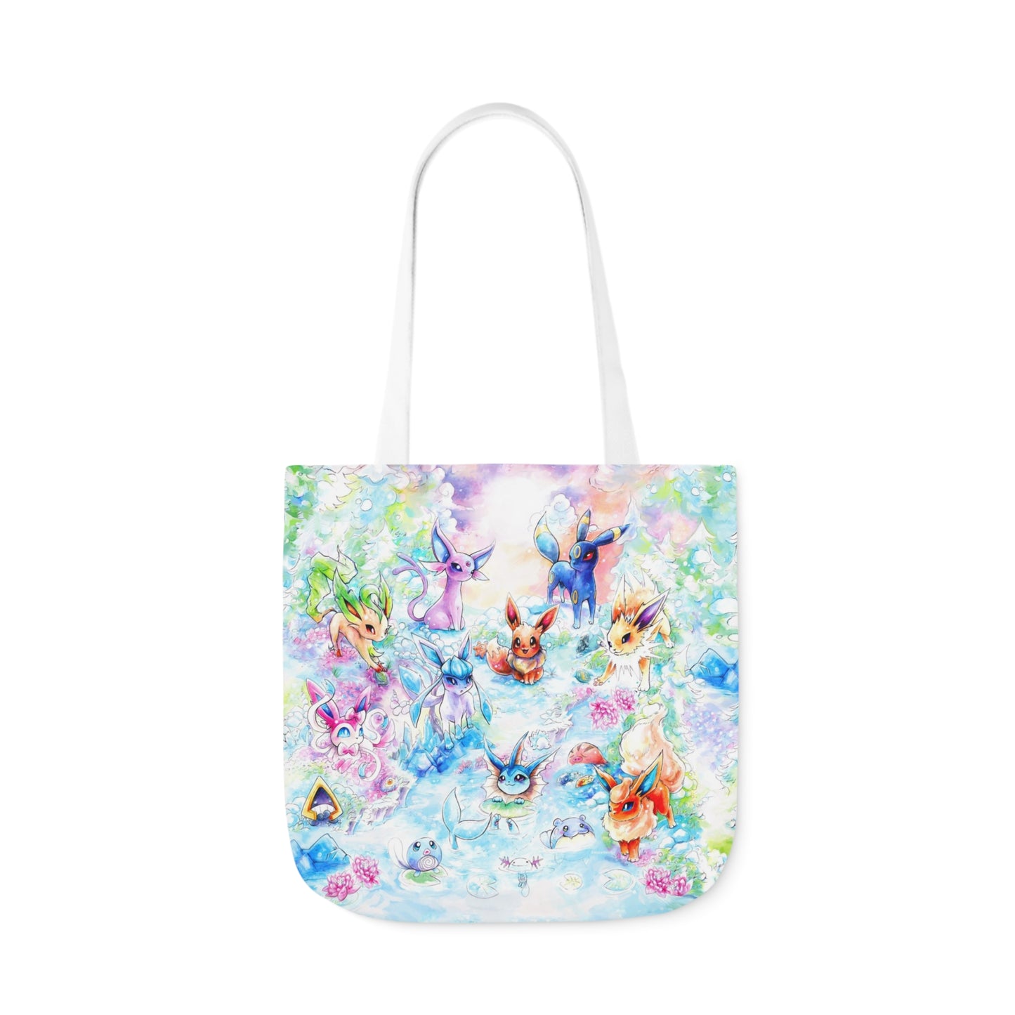 Tote Bag, 5-Color Straps - Family Fox Gathering