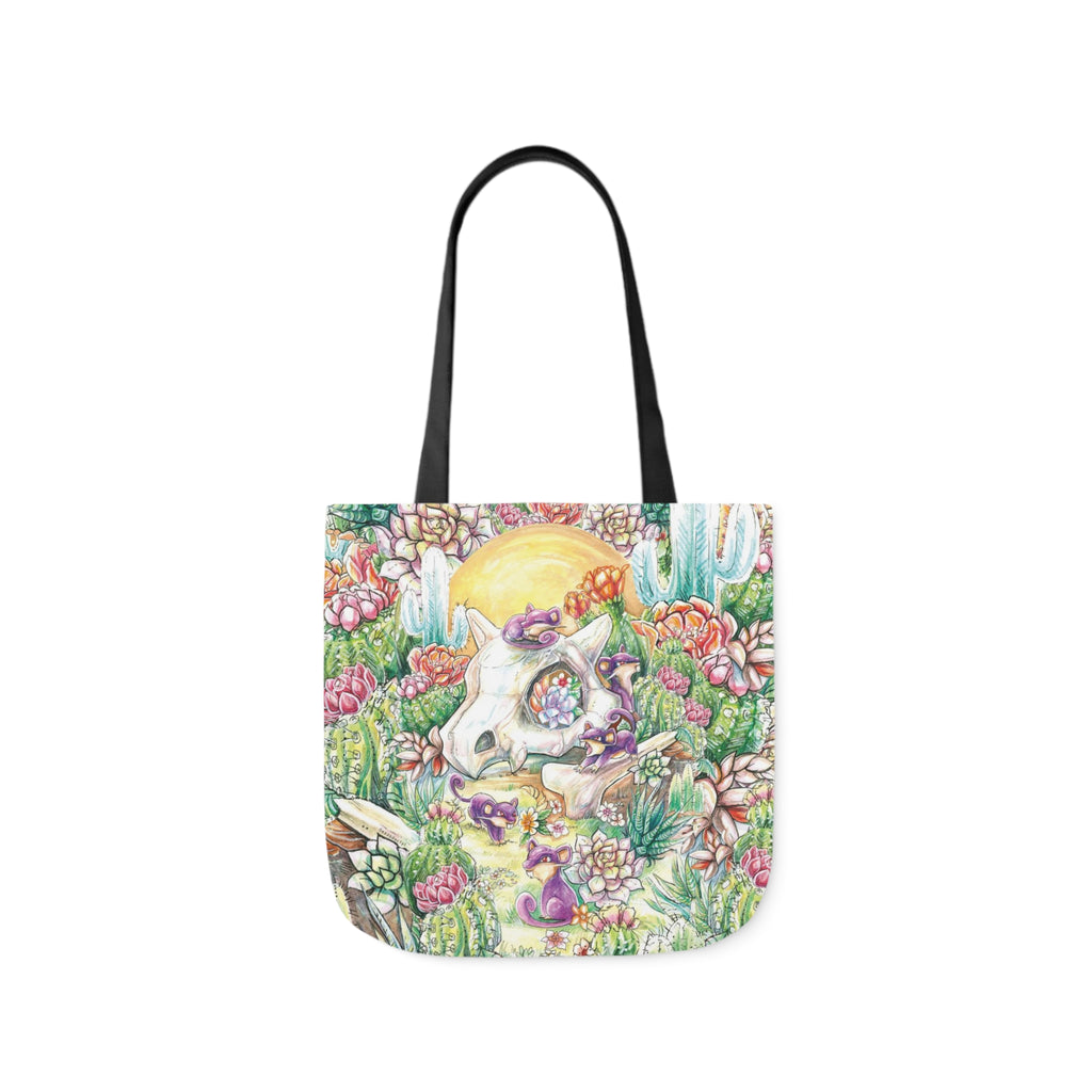 Tote Bag, 5-Color Straps - Skull