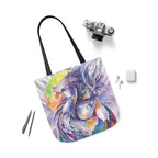 Tote Bag, 5-Color Straps - Purple Chocobo