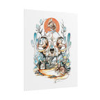 Cat Skull Poster Print