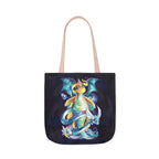 Canvas Tote Bag, 5-Color Straps - Dragons