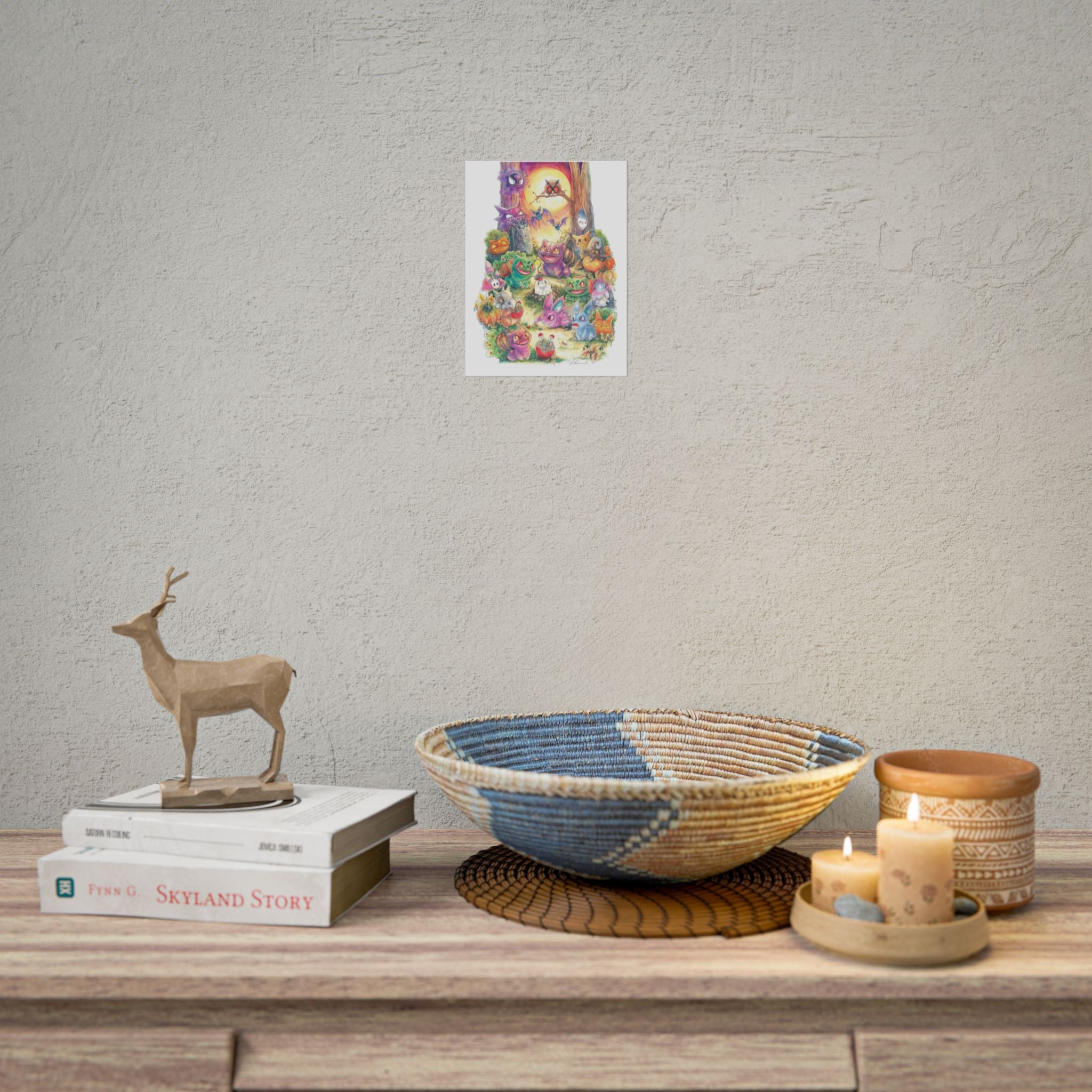 Halloween Friends Poster Print