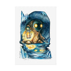 Monster in the Cave Poster Print