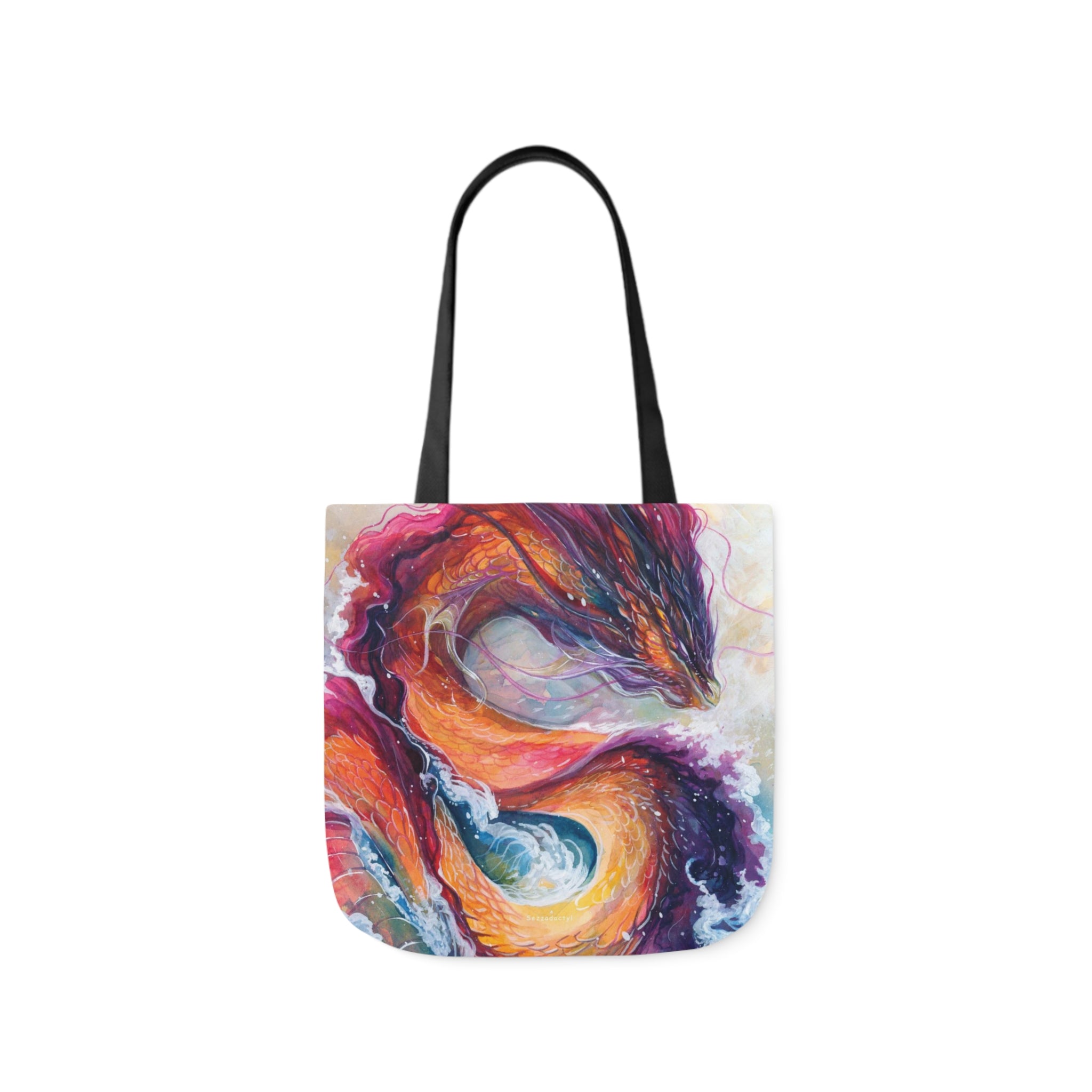 Tote Bag, 5-Color Straps - Serpent of the Lake