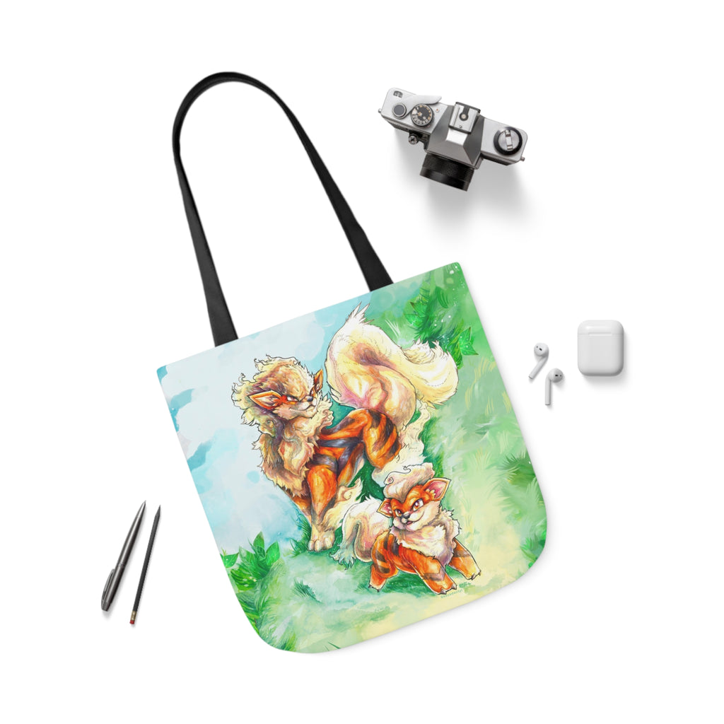 Tote Bag, 5-Color Straps - Fire Dogs