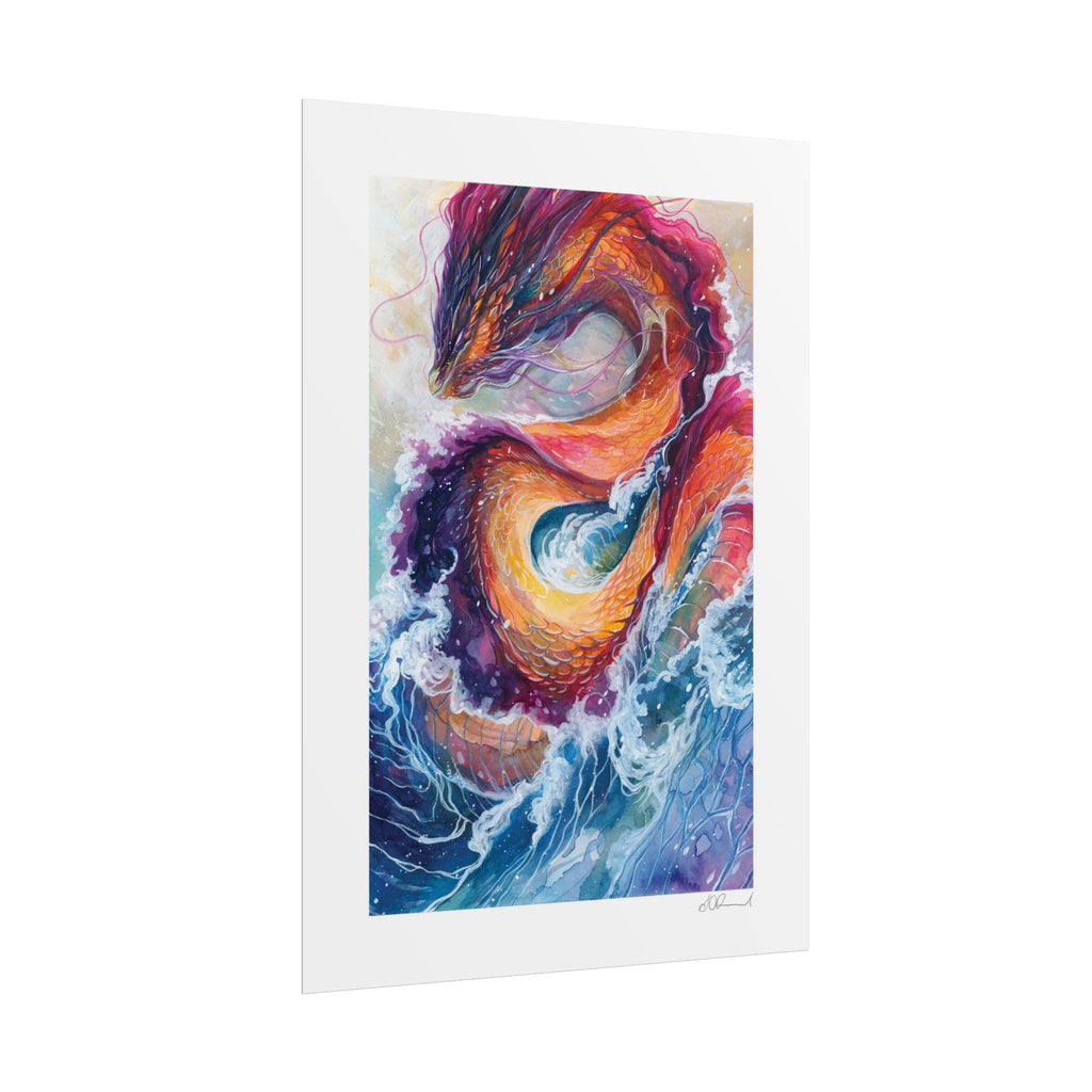 Serpent of the Waves Poster Print