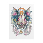 Fox Skull Poster Print