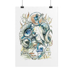 Ram Skull Poster Print