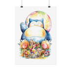 We Love Food Poster Print