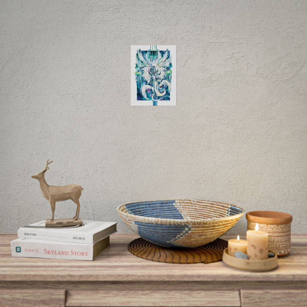 Winged Dragon Poster Print