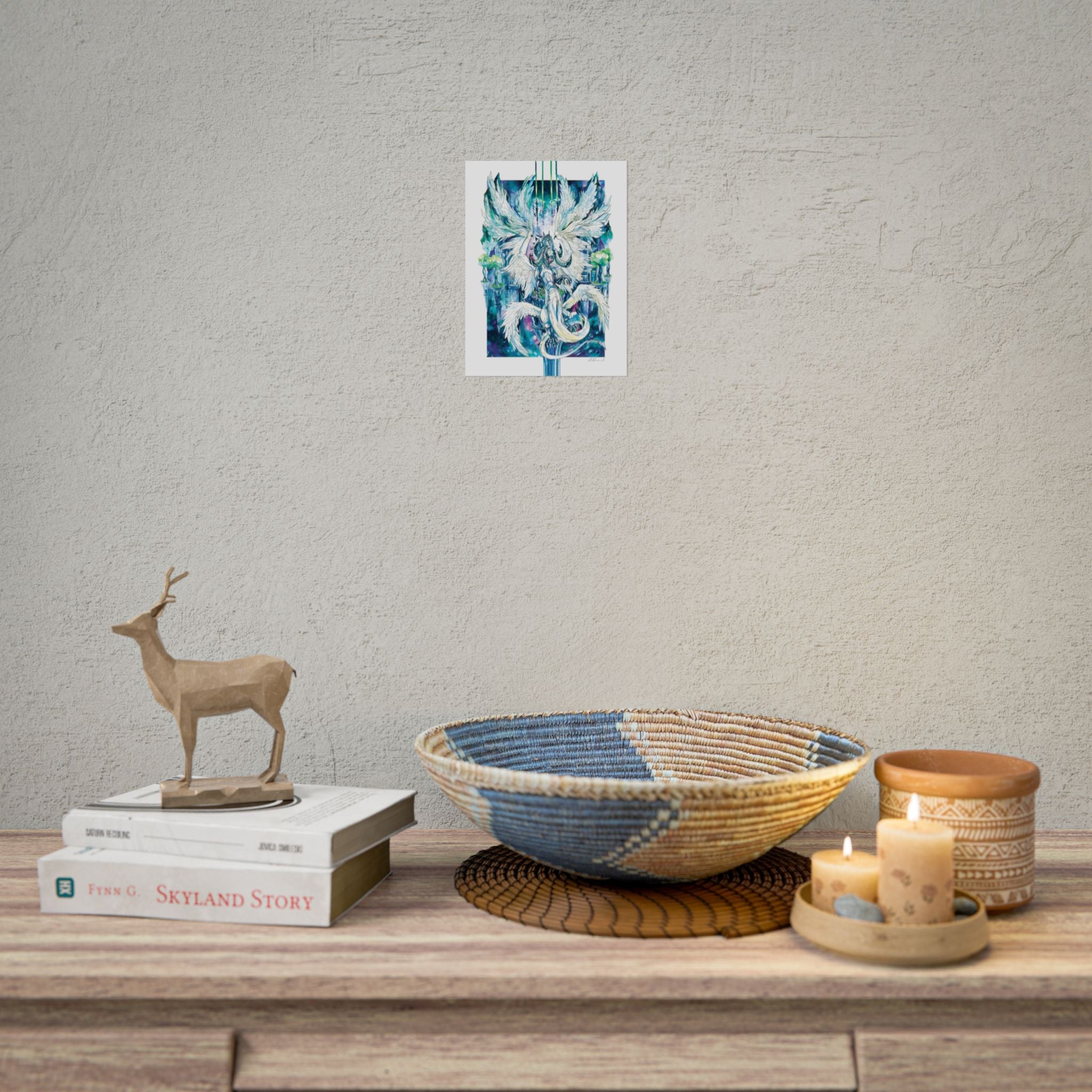 Winged Dragon Poster Print