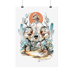 Cat Skull Poster Print