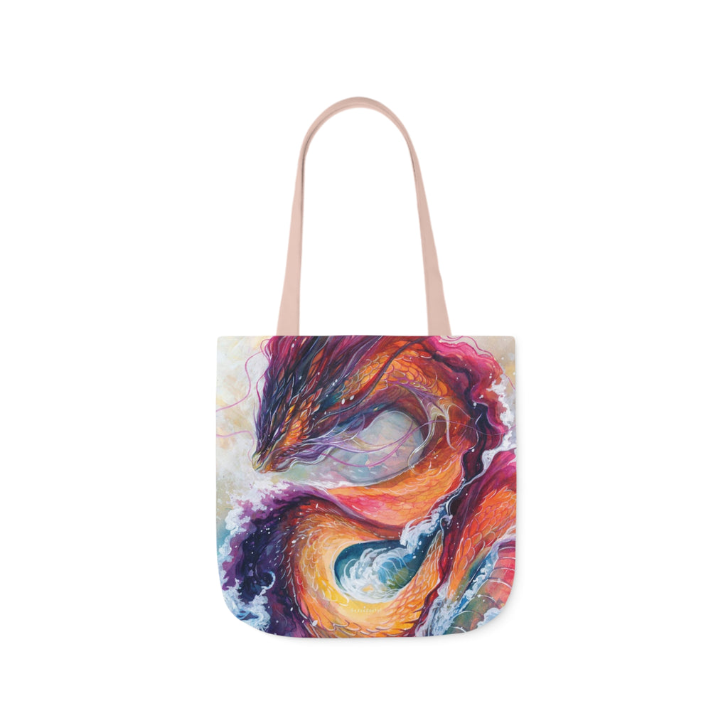 Tote Bag, 5-Color Straps - Serpent of the Lake