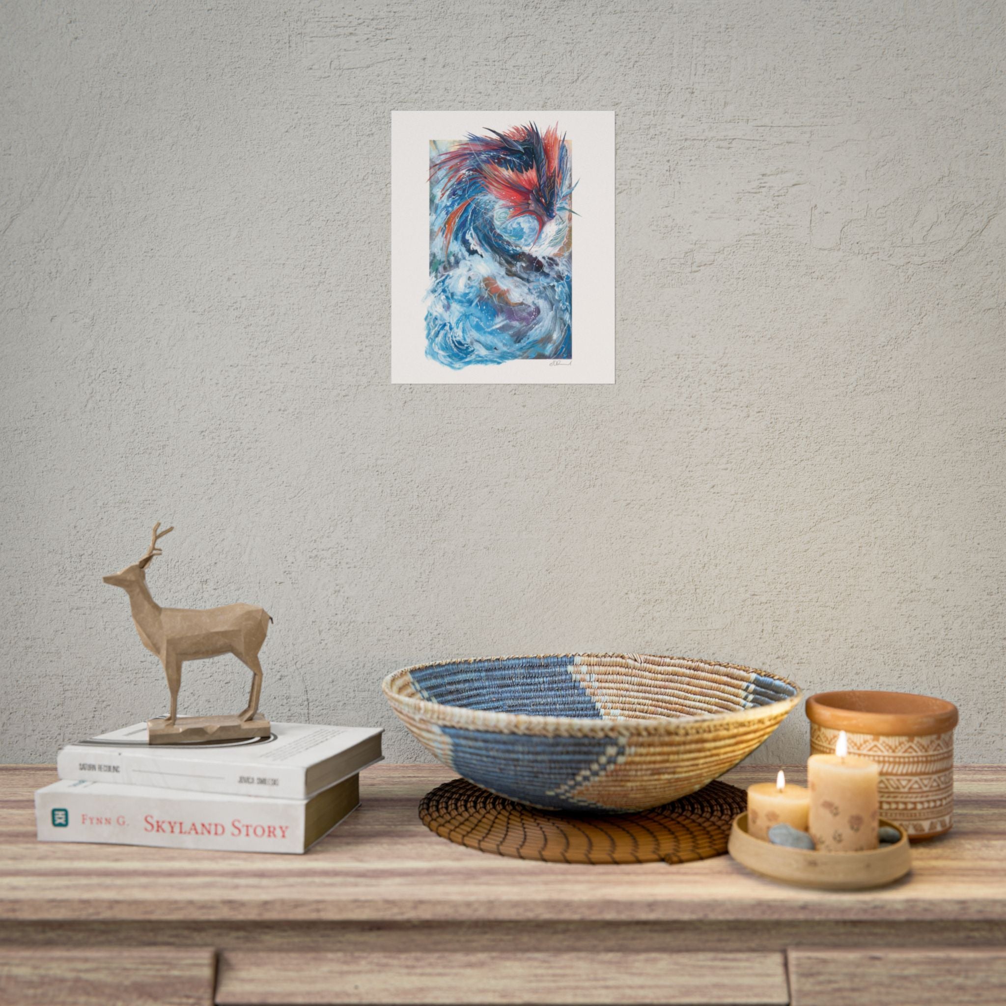 Serpent of the Rapids Poster Print