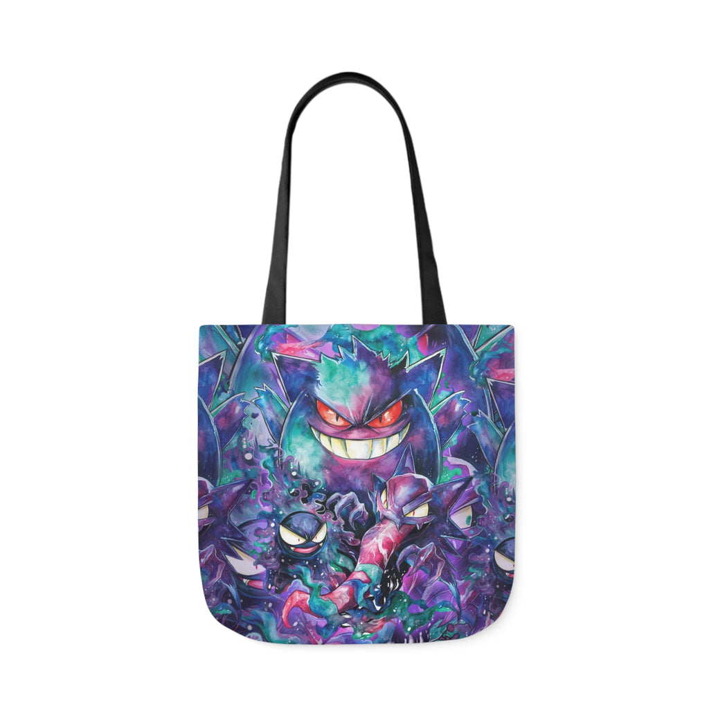 Canvas Tote Bag, 5-Color Straps - Ghostly Family