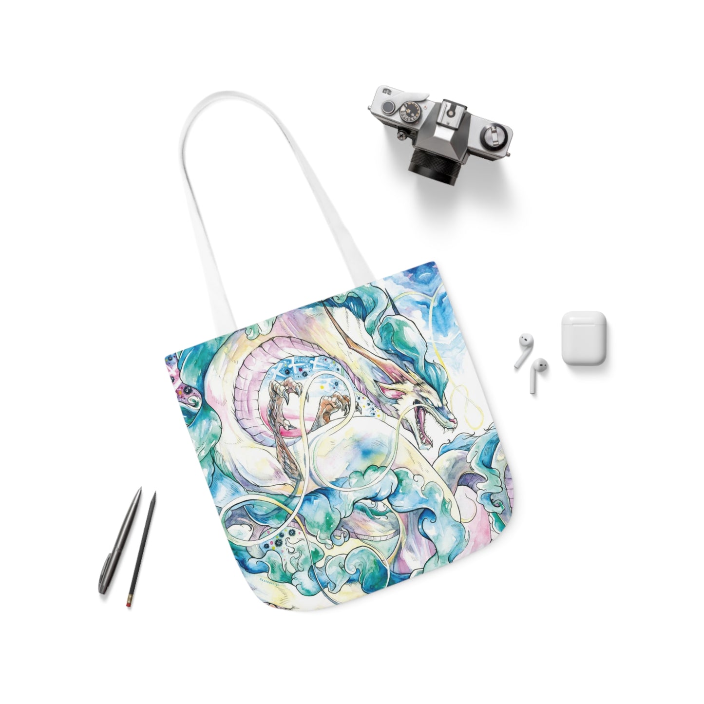 Tote Bag, 5-Color Straps - Sky Dragon