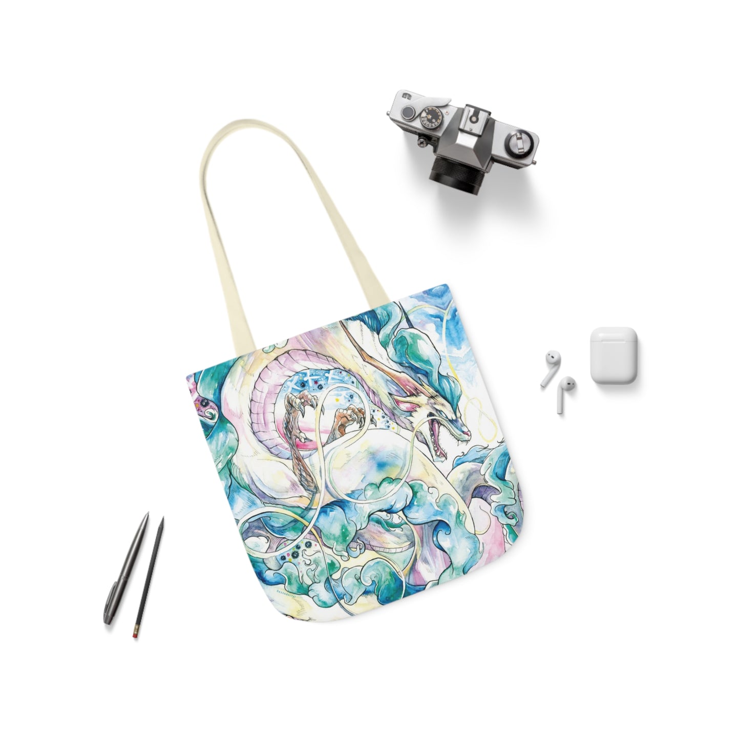 Tote Bag, 5-Color Straps - Sky Dragon