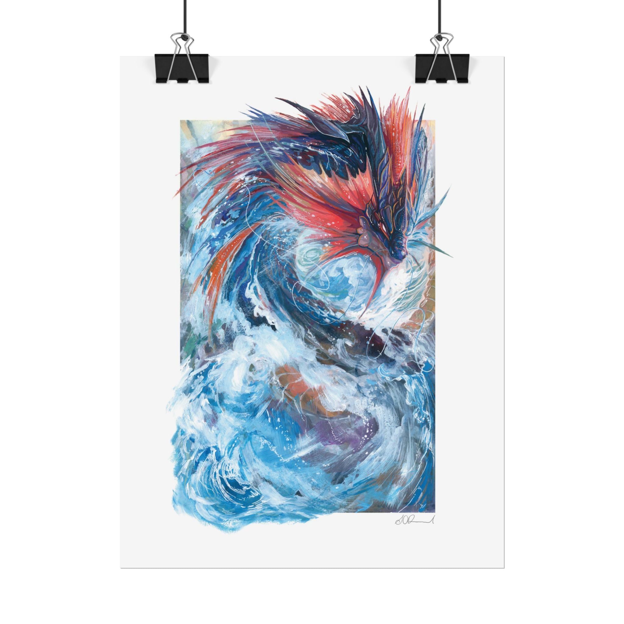 Serpent of the Rapids Poster Print