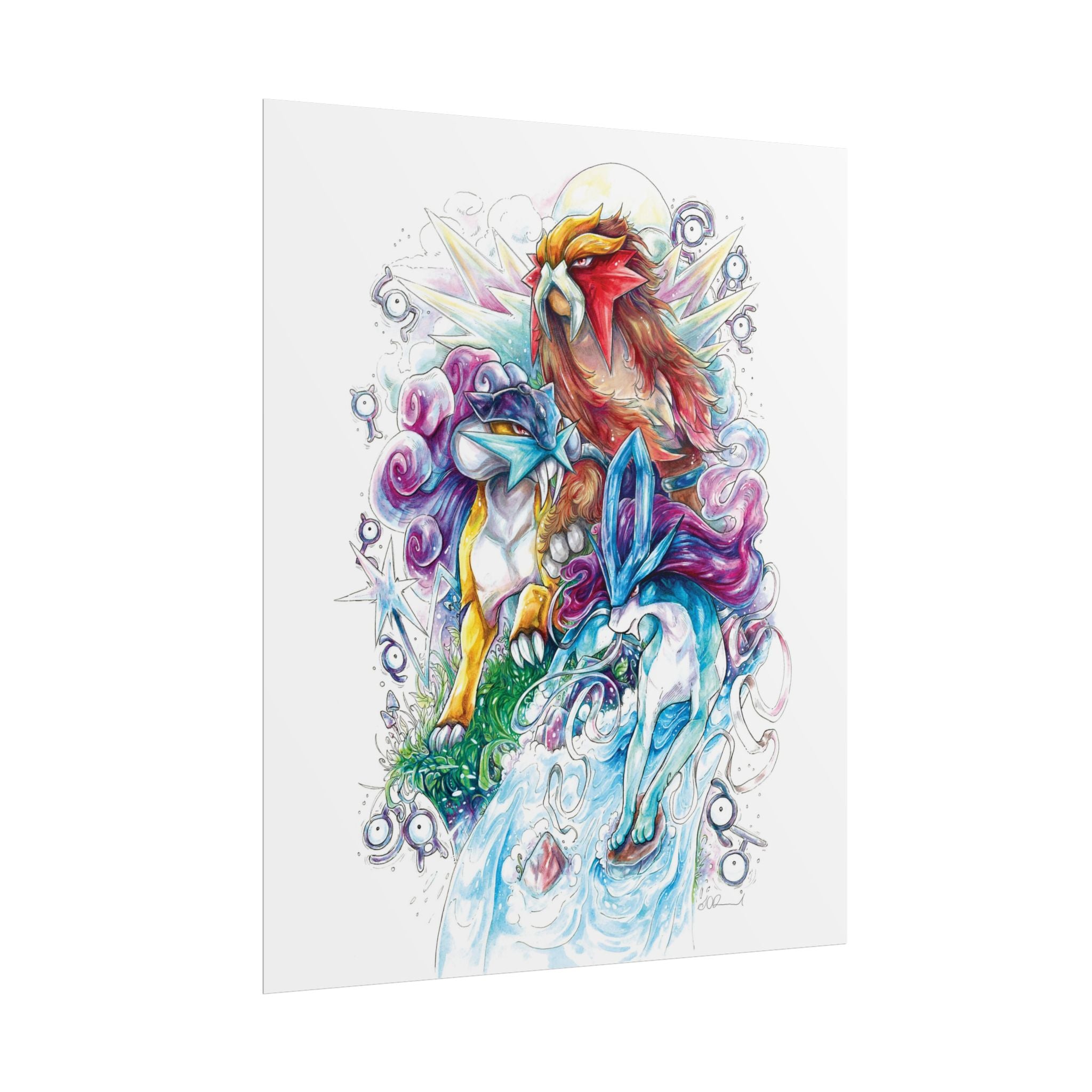 Legendary Beasts Poster Print