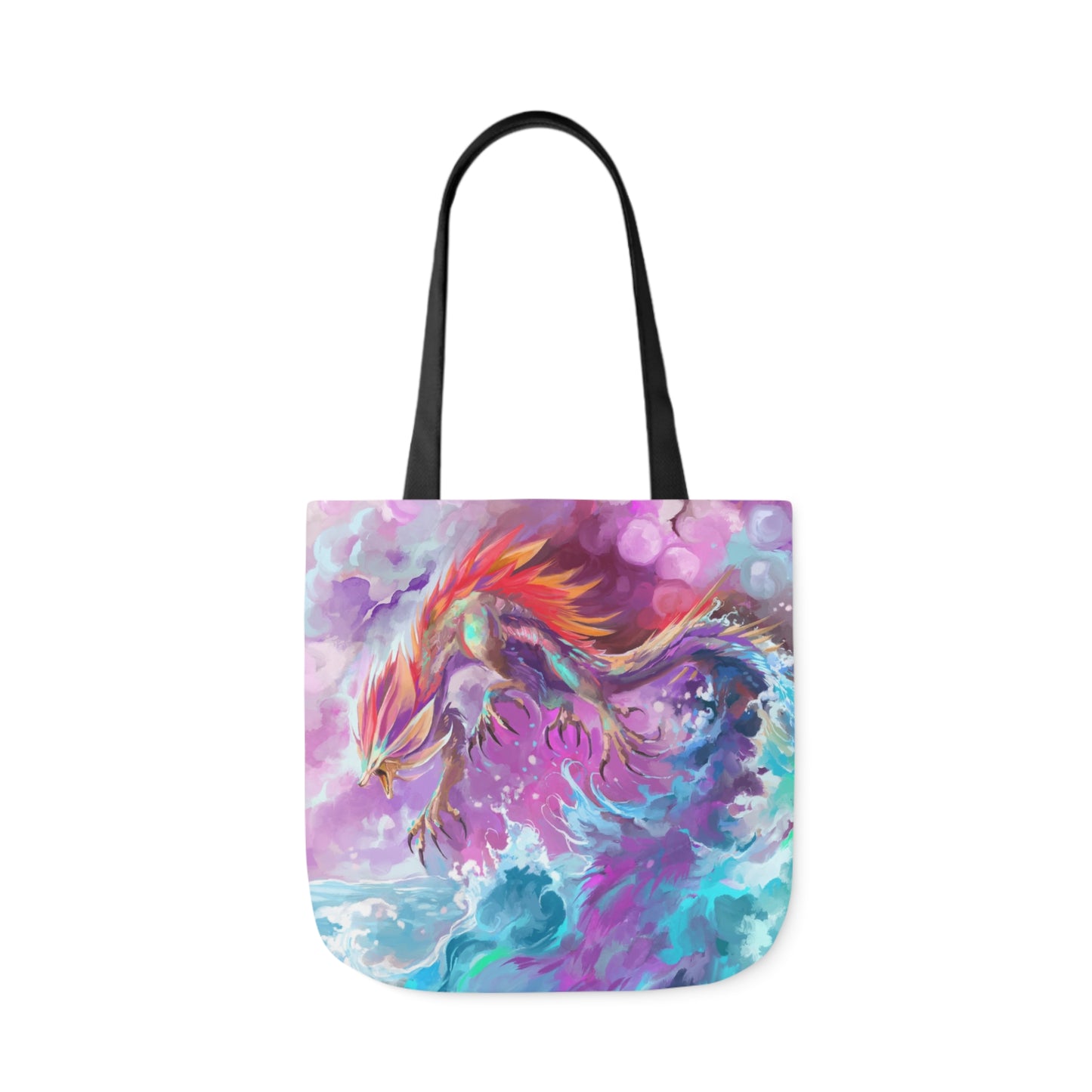 Tote Bag, 5-Color Straps - Monster of the Water