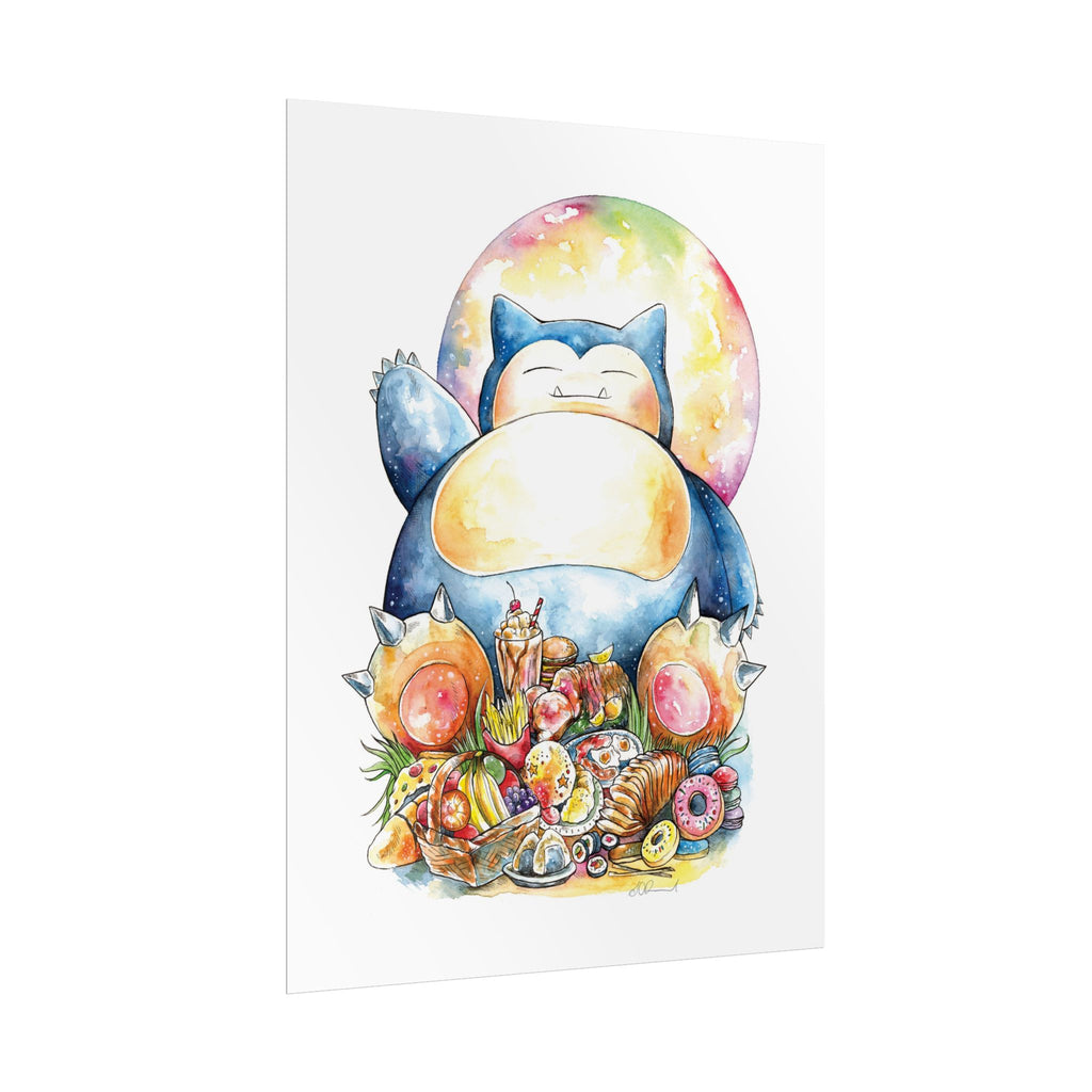 We Love Food Poster Print