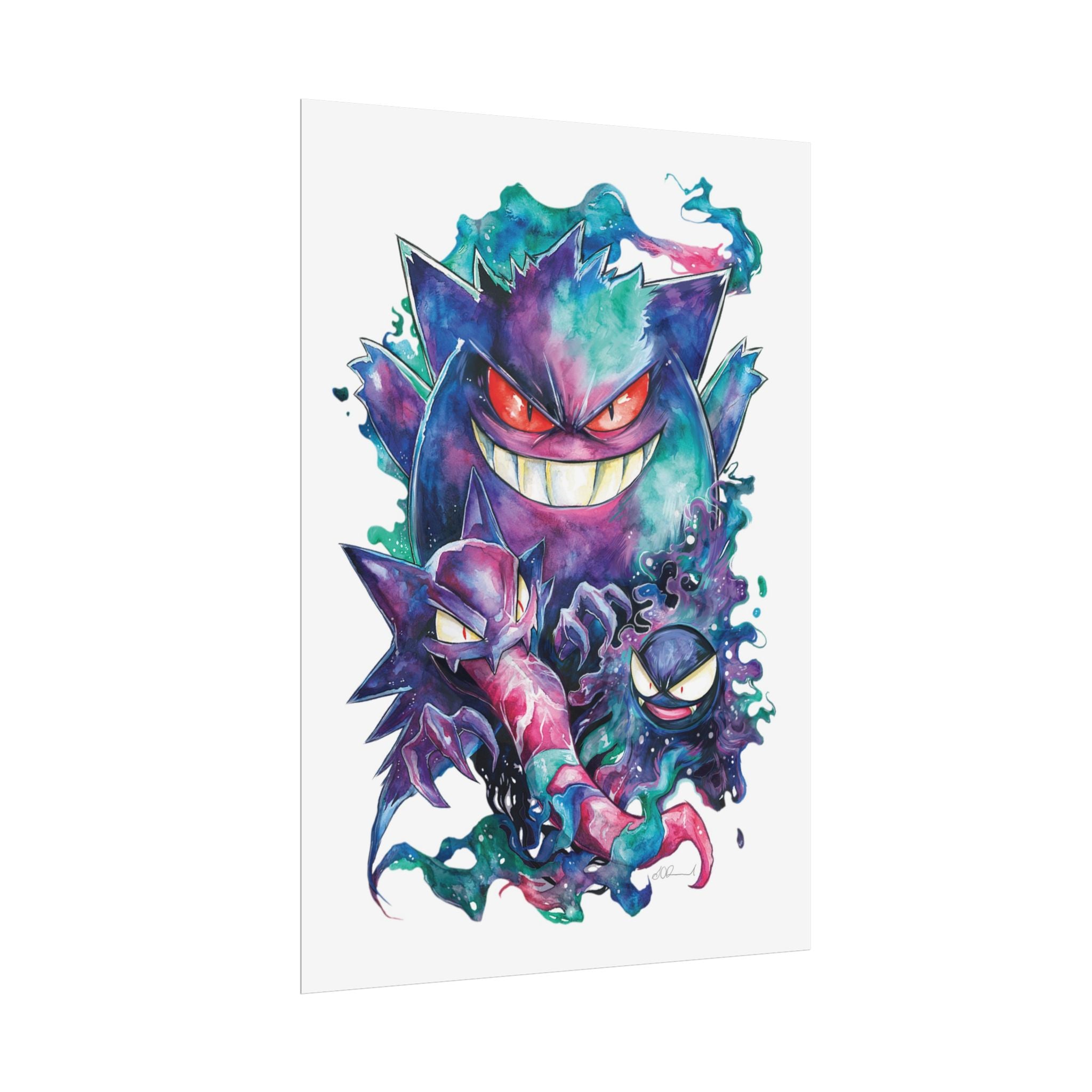 Ghostly Family Poster Print