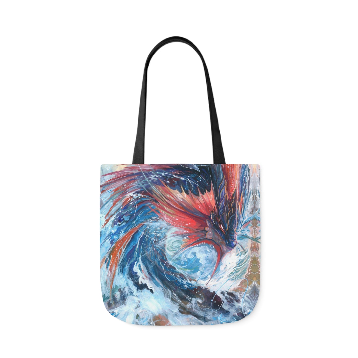 Tote Bag, 5-Color Straps - Serpent of the Rapids