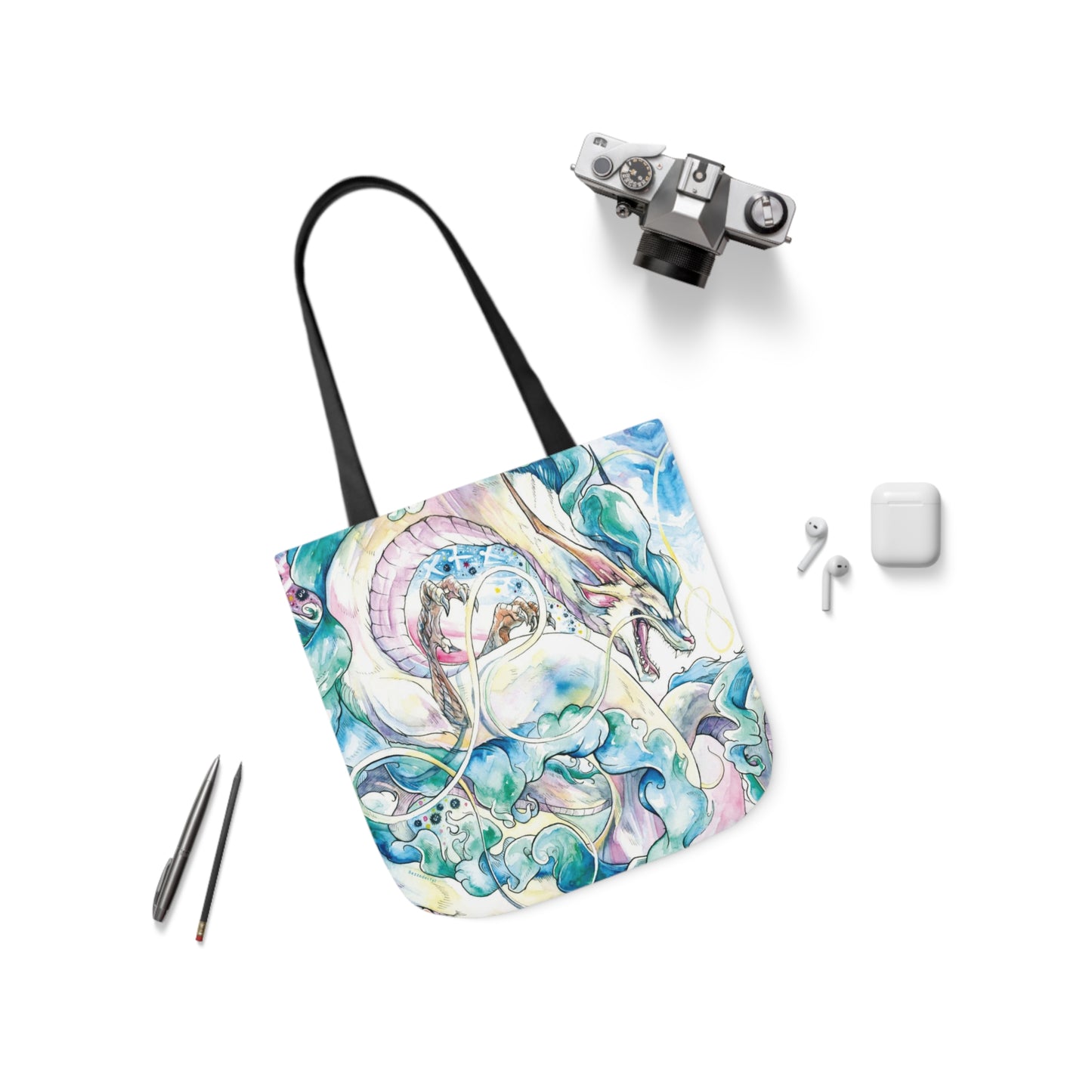 Tote Bag, 5-Color Straps - Sky Dragon