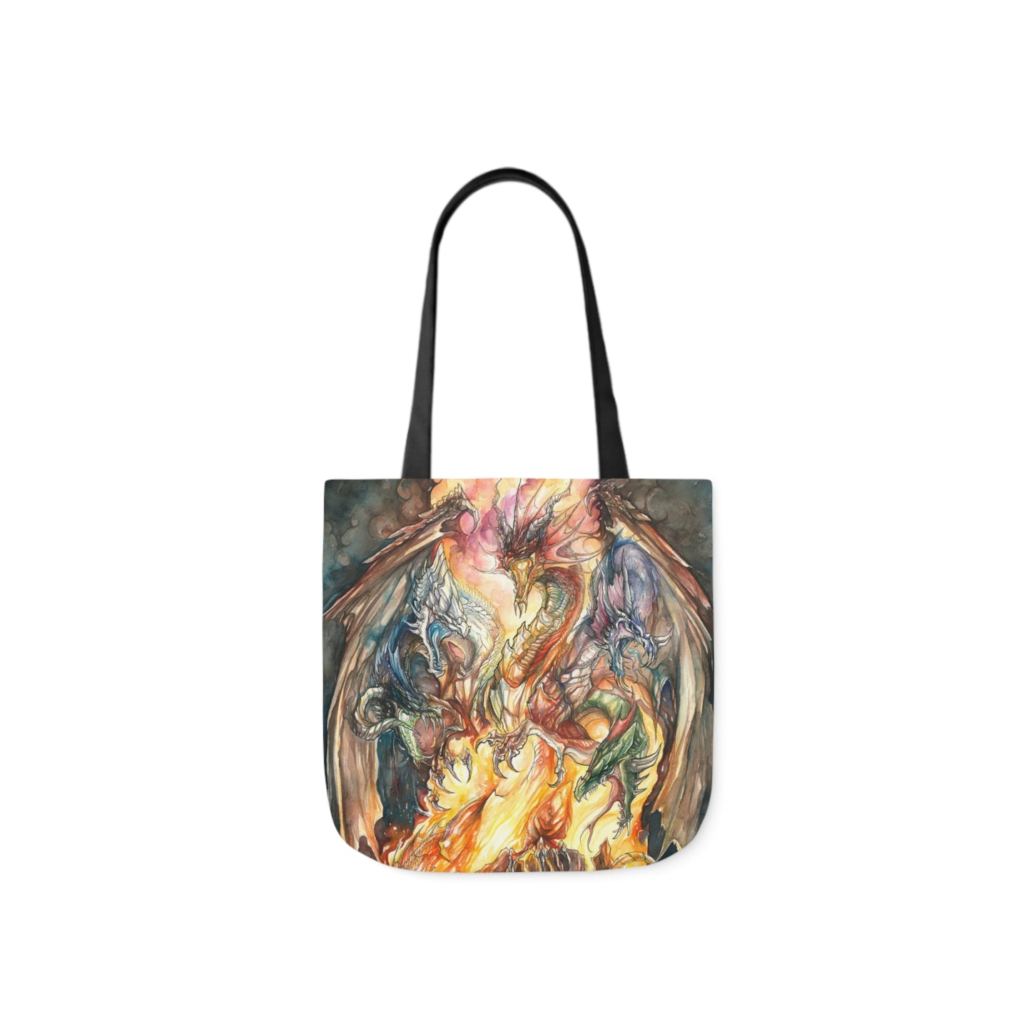 Tote Bag, 5-Color Straps - Evil Dragon Goddess