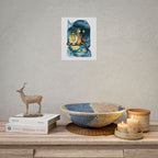 Monster in the Cave Poster Print