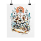 Cat Skull Poster Print