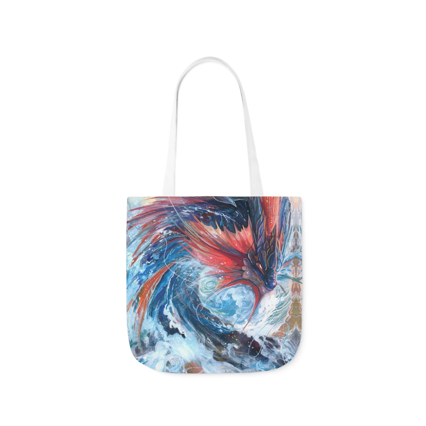 Tote Bag, 5-Color Straps - Serpent of the Rapids