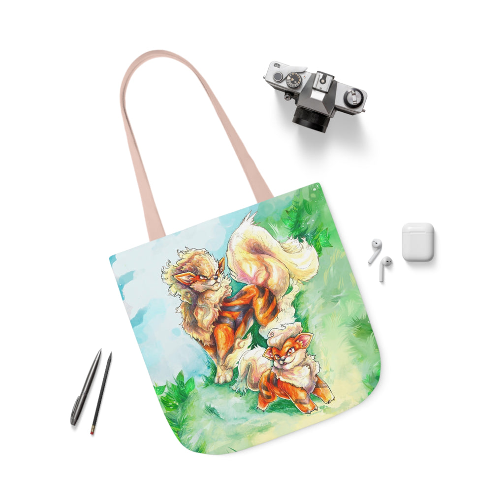 Tote Bag, 5-Color Straps - Fire Dogs