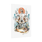 Cat Skull Poster Print